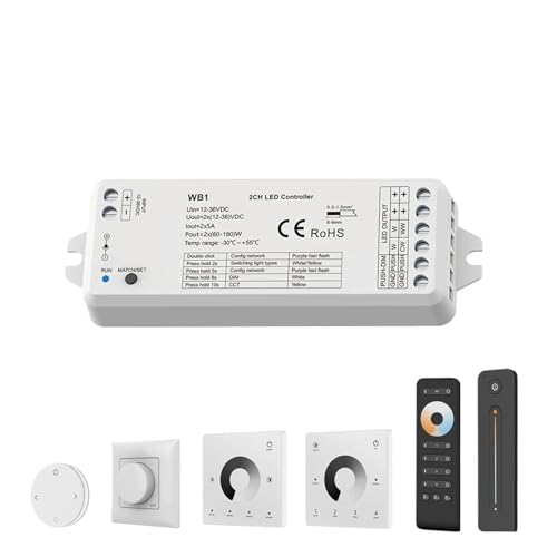 Télécommande et contrôleur LED pour corriger la lumière trop agressive des bandeaux lumineux