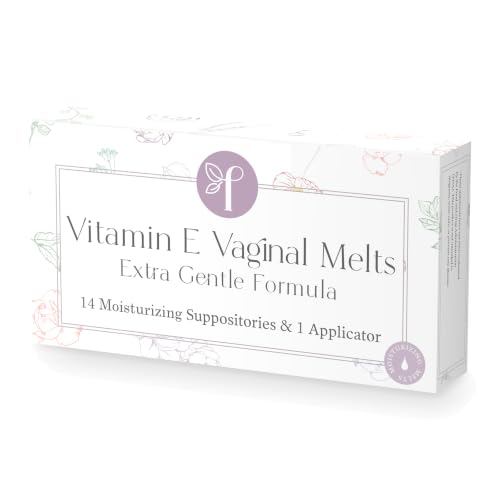 Femallay Organic Vitamin E Vaginal Melts – Original (Unscented) – 1-pack