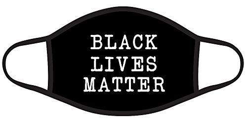 Black Lives Matter Graphic Printed 2 Ply Face Mask Bandana Balaclava (BLACK-M2031)