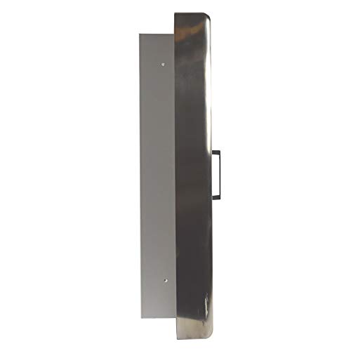 JL Industries 1033F10 Cosmopolitan Series Surface Mounted Fire Extinguisher Stainless Steel Cabinet