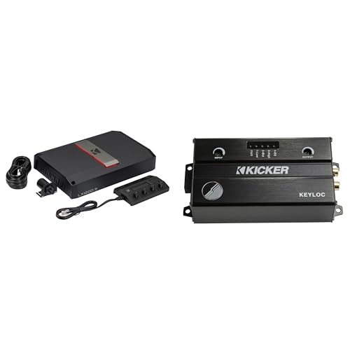 Kicker LX1200.5, KISL, 4-Channels Full Range 125 Watt & 700 Watt Subwoofer Channel (51LX12005)