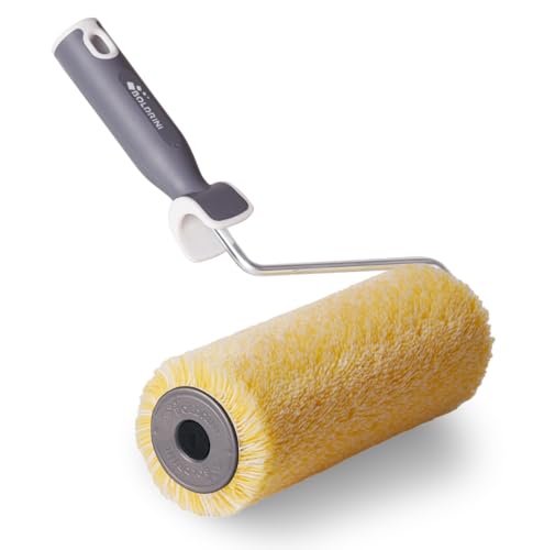 Rullo per Pittura Boldrini – Dipingi Come un Professionista, Finitura Perfetta Senza Gocciolamenti, Manico Ergonomico e Facile da Pulire - Lunghezza 23cm MADE IN ITALY
