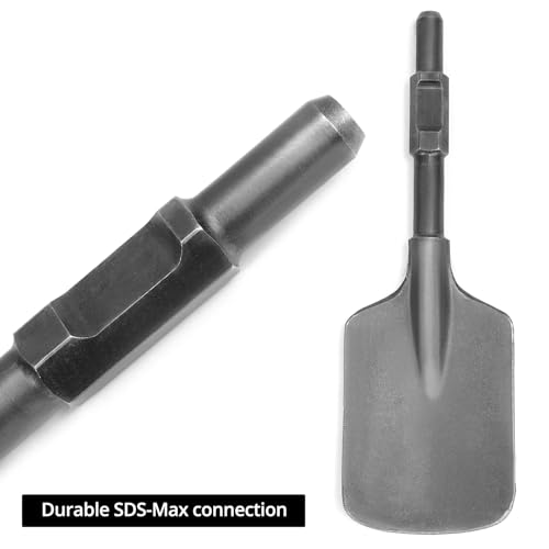 Qwork WD15628 Clay Spade Hammer Steel, 5-1/2 X 17-5/16 Inches - Sds-Compatible Rotary Hammers thumb #3