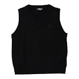 [コムサイズム] ベーシック ニット ベスト(100-130cm) 98-70KE03-203 ブラック 110cm