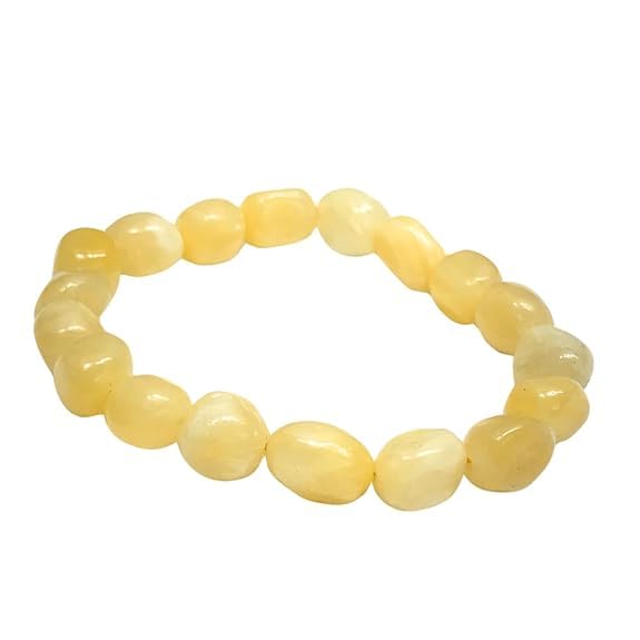 ARE - Aeora Rocks : Yellow Calcite Tumbled Bracelet - Original Handcrafted Natural Crystal Tumbled Stone Bracelet for Chakra Alignment, Energy Balance, and Spiritual Growth - for Men and Women (B0DCVXS278) Amazon Price History, Amazon Price Tracker