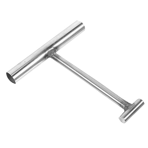 KOMBIUDA Manhole Cover Lifting Hook Rolling Door Lifter Tool Hook Durable Stainless Steel Convenient