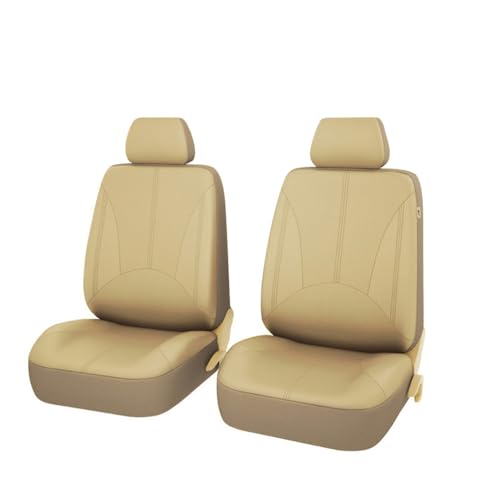Mulcort Fundas de Asiento de Coche de 4 Piezas, Juego de Protectores de Asiento de Cuero Transpirable Universal, Accesorios Interiores de automóvil para vehículo SUV