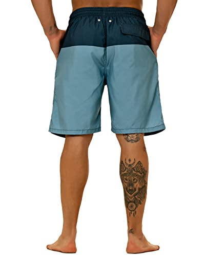 Image of KAILUA SURF Mens Swim Trunks Long, Quick Dry Mens Boardshorts, 9 Inches Inseam Mens Bathing Suits with Mesh Lining