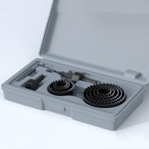 Set de brocas sierra para madera y metal 8 piezas miniatura 1