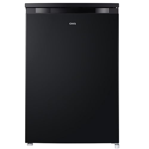 CHiQ CSD90D4DU Upright Freezer 90L, Singe Door mini, Reversible Door, Undercounter, Adjustable thermostat, Basement/Home/Student Dorm/Apartment/Office, Black