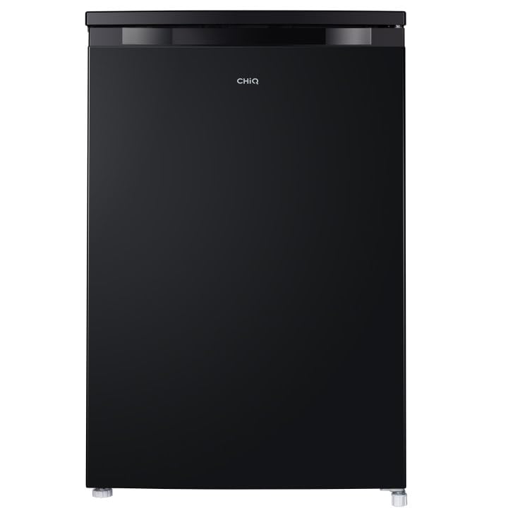 CHiQ CSD90D4DU Upright Freezer 85L Singe Door mini Reversible Door Undercounter Adjustable thermostat Basement/Home/Student Dorm/Apartment/Office Black