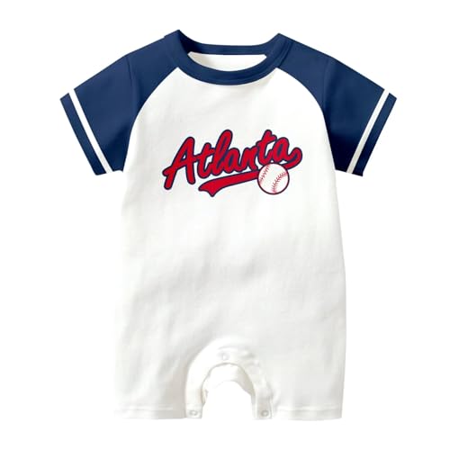 Image of KREDE Baby Clothes Unisex Bodysuit White Custom Name Number for Baby Boys