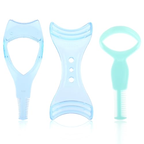 3パック メイク アイラッシュ アイライナー ツール マスカラ シールド ガード コスメティック マスカラ アプリケーター ヘルパー ツール シリコン 上部下部ラッシュセパレーター アイラインガイド ステンシル ビューティー アクセサリー 女性用 女の子用