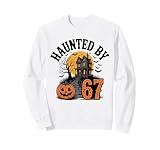 67 Meme Halloween Haunted Spooky - Six Seven Gen Alpha Z Sweatshirt