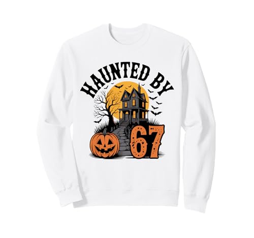 67 Meme Halloween Haunted Spooky - Six Seven Gen Alpha Z Sweatshirt