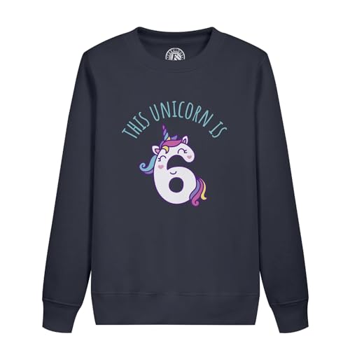 Sweat licorne 6 ans en coton doux : le cadeau d'anniversaire idéal