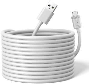eufy Security 15ft/4.5m USB-A to USB-C Power Cable, Compatible with eufyCam S3 Pro and All Upcoming eufy Battery Cameras, Continuous Power and 24/7 Security