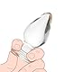 Glas Buttplug Analplug Kristall Glasplug Sexspielzeug 10 * 4cm Anfänger Analspielzeug für Frauen Männer Masturbation G-Punkt Stimulation Butt Plug Penis Sex-Toys