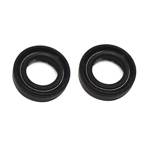 Seal Washer 1pcs NBR Shaft Oil Seal TC-12 * 16 * 18 * 19 * 20 * 21 * 22 * 23 * 24 * 25 * 26 * 28 * 30 * 32 * 35 Nitrile Covered Double Lip with Garter Oil Seal Gasket Lip (Size : 12x24x4.5mm 2pcs)