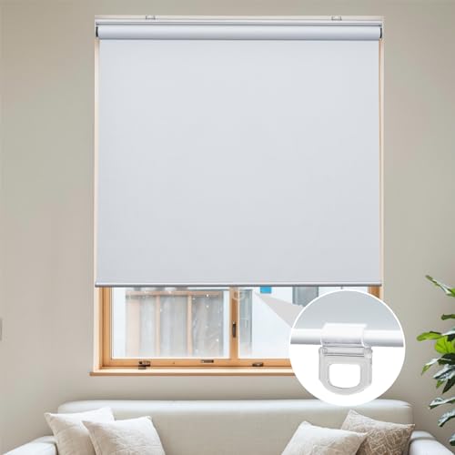 KIVVO ���[���X�N���[�� ���[���J�[�e�� 1���Ռ� �v���R�[�h�� �R�[�h���X�� ���������グ �I�[�_�[�\ �R�Ȃ� �����y�� �f�M �ՔM �h�� 8�F �v���C�o�V�[�ی� �ƒ�p �I�t�B�X�p ��60cm*��120cm ���C�g�O���[