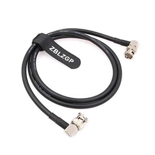 Câble 12G SDI Raw 4K 60P 75 Ohm BNC mâle coudé pour Sony FX9 RED Komodo Atomos