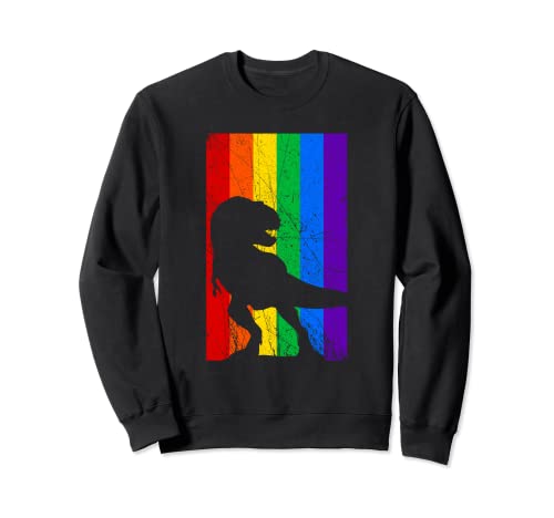 LGBT-Rex Gay Lesbian Pride Dinosaurier Sweatshirt