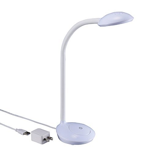 オーム電機 LEDデスクライト ホワイト DS-LD21AK-W