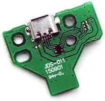 Vista 6 de Tablero del zócalo del puerto de carga USB de 12 pines con el cable de cinta de la flexión para el controlador Sony PS4