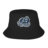 Old Dominion University Logo Unisex Double Layer Sun Hat - Breathable Uv Protection & Packable for Travel Black