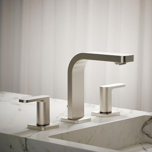 Kohler 23484-4-BN Parallel® Widespread Bathroom Sink Faucet, 1.2 gpm, Vibrant Brushed Nickel thumbnail 2