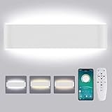 ⊙Multifunktion: Die moderne Wandleuchte ist sehr einfach zu bedienen und passt die Helligkeit an. Sie eignet sich für verschiedene Zwecke im Leben. Es hat warmes Weiß für die tägliche Beleuchtung. Wir können in Innenfluren, Innenhöfen oder anderen Umgebungen wie Wohnzimmer, Schlafzimmer und Flur installieren, um das Leben angenehmer zu gestalten.