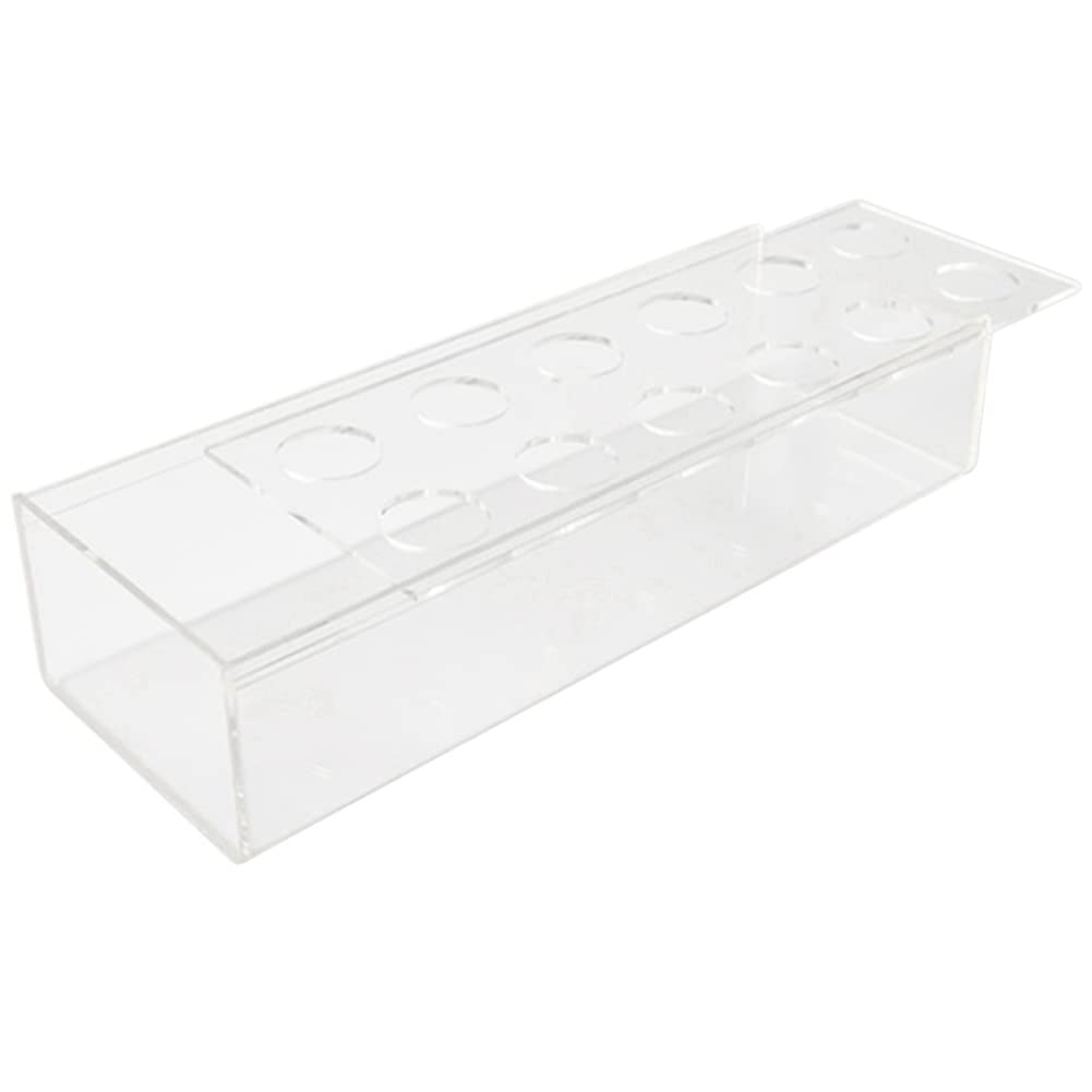 CTRLZS 12 Holes Rectangular Acrylic Vase for Dining Table Rectangle Decorative Modern Vase