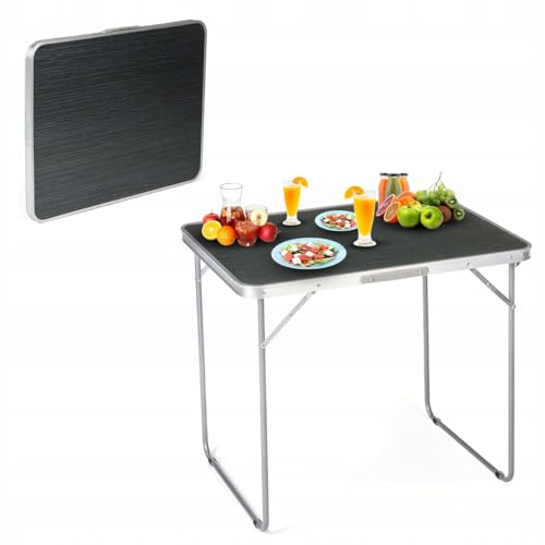 Outtec Campingtisch Klapptisch Reisetisch - 80x60x70 cm - Zusammenklappbar...