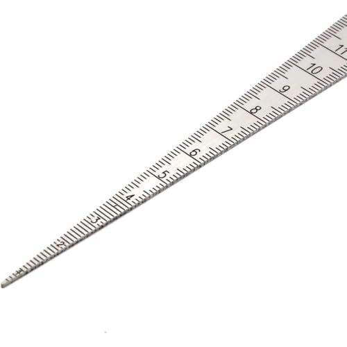 Calibrador para soldadura medición 0-15mm acero inoxidable miniatura 4