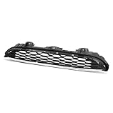 Auto Dynasty MC1200109 Factory Style Front Bumper Grill Grille Assembly with Chrome Moulding Compatible with Mini Cooper F55/F56/F57 S 2014-2021, Black