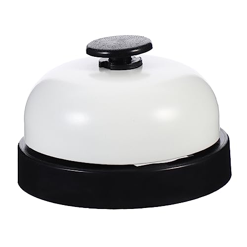 LALAFINA Campana De Atención Al Cliente Negra Campana De Servicio De Escritorio Pequeña Sonido Fuerte Para Recepción Cocina y Bares