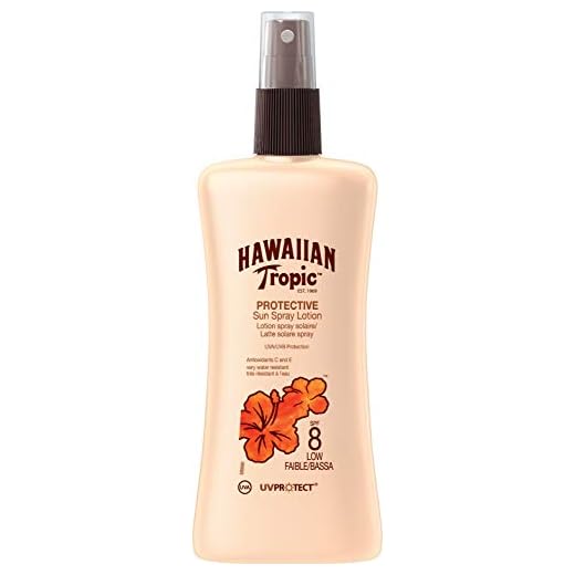 Hawaiian Tropic Satin Protecion SPF8 Solskydd Spray, 200 ml
