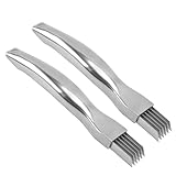 ABOOFAN 1 Jeu Coupeur D'oignon D'acier Inoxydable Coupe-oignon Couteau De Cuisine Coupeur ...