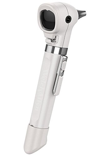 Welch Allyn Pocket Plus LED Otoscope - Snowberry with handle, soft case, set of 4 reusable ear tips, 2 window bumpers & 2 handle bumpers by Welch Allyn