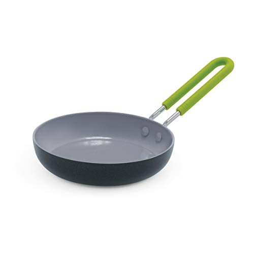 Comparison: Best One Egg Frying Pan 2 GreenPan Mini Healthy Ceramic Nonstick, 5" Round Egg Pan, PFAS-Free, Dishwasher Safe, Stay Cool Handle, Black