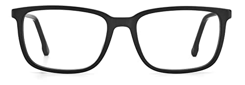 Image of Carrera Men's 254 Rectangular Prescription Eyewear Frames, Matte Black, 56mm, 18mm