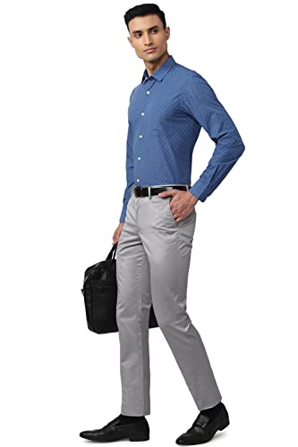 Image of Peter England Men's Slim Fit Mid Rise Pants