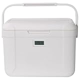 Xoeryoy Hard Cooler 5.3 Qt Small Cooler Insulated Box Portable Ice Chest with Handle ＆ Temp Display Leak-Proof Beach Keep 48-72 Hours Cooling for Picnic Camping Sports