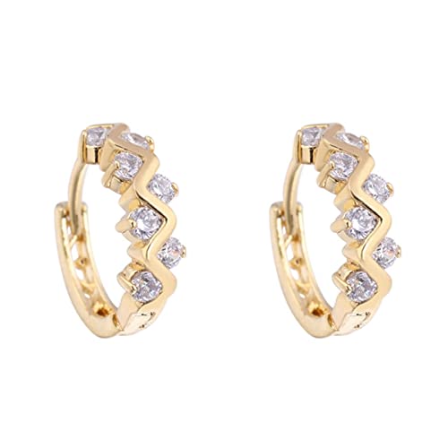 Boucles d'oreilles or jaune 18 carats et moissanite : l'éclat intemporel du luxe au quotidien