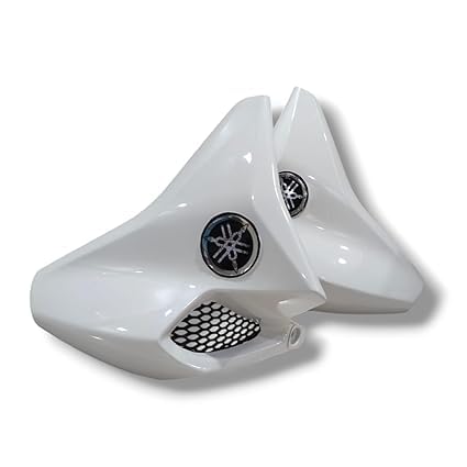 Image of Premium Accessories Compatible with FZ V2 TPFC Opal White Bike | Stylish Durable Motorcycle Parts Upgrade Kit Heavy Duty Protection Styling Performance Accessories