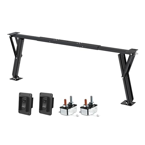 SEAFLO 12V High-Speed Electrical Powered Stabilizing Jack 4 000 Lbs Static Load Capacity Heavy-Duty Powder-Coated Steel Up to 25 Extension Waterproof Motor Corrosion-Resistant 4-Year Warranty