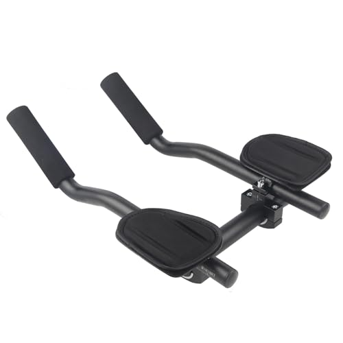 jiingekk Aluminum Alloy Triathlons Handlebar Rest Road Bike Arm Rest Mountain Bike Rest Handlebar Armrest Rod Cycling Accessories