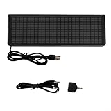 SMZhomeone Musica a LED per SPECTRUM Indicatore VU Meter con 384 LED a colori, alloggiamento ABS alimentato USB, controllo vocale o linea audio, funzione sveglia per studio e decorazione della casa