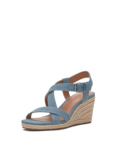 Sandales espadrilles compensées Lucky Brand Mytila pour femme en corde naturelle