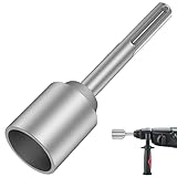 Polyvalent : Pour enfoncer des piquets de terre, des poteaux de clôture en acier et des piquets – Convient aux outils manuels et électriques SDS-Max.